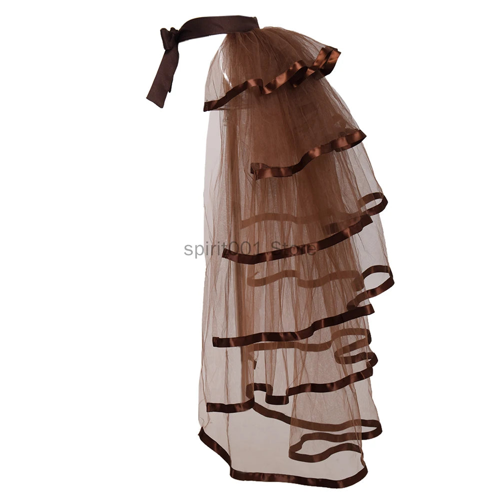 Sexy Ruffle Tutu Burlesque Steampunk Bustle Skirt Costume