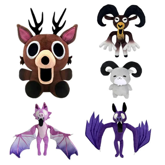 99 Nights in The Forest Deer Baby Plush Toy Gamer Plushie Bat Soft Toys