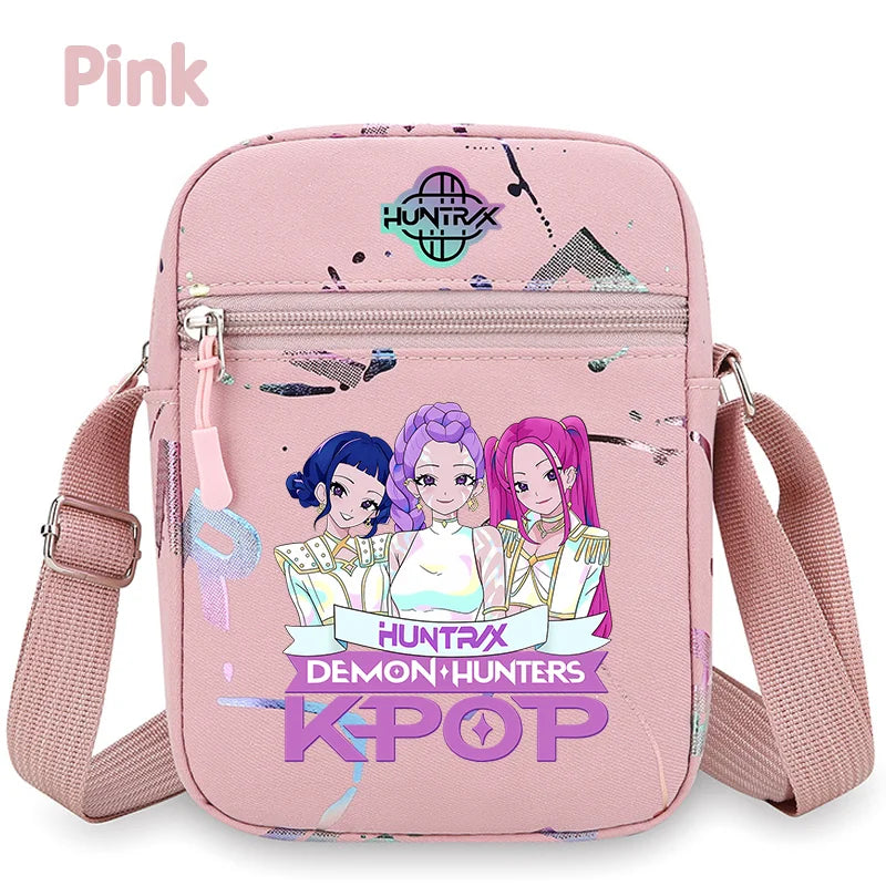 Kpop Demon Hunters Crossbody Bag HUNTRIX Backpack Rumi Pouch Bag