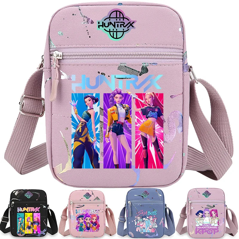 Kpop Demon Hunters Crossbody Bag HUNTRIX Backpack Rumi Pouch Bag