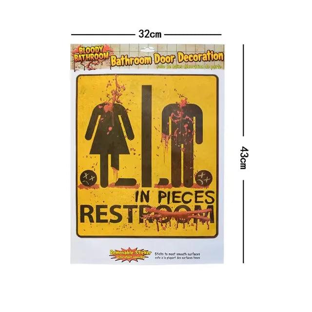 Halloween Horror Night Mural Stickers Wall Decoration