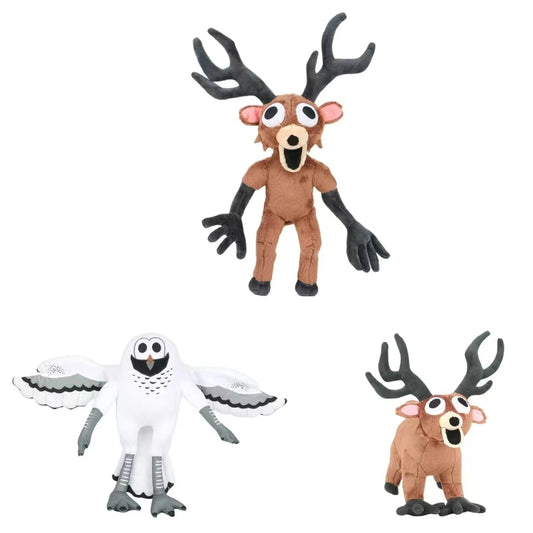 99 Nights In The Forest Deer Owl Plush Plushie Soft Toys Roblox Gamer Merch Gifts Stockings