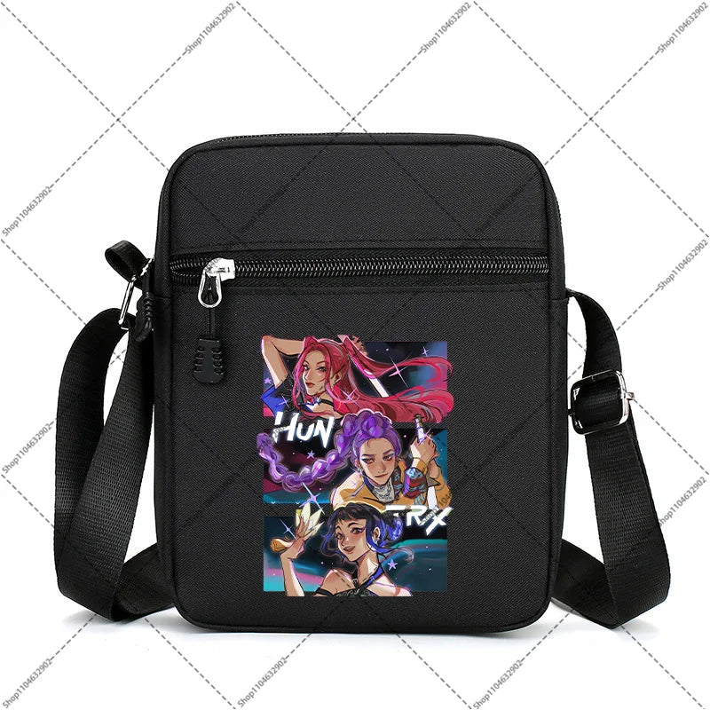 Kpop Demon Hunters Purse Crossbody Bags Shoulder Bag Huntrix Merch Gifts Hand Bag