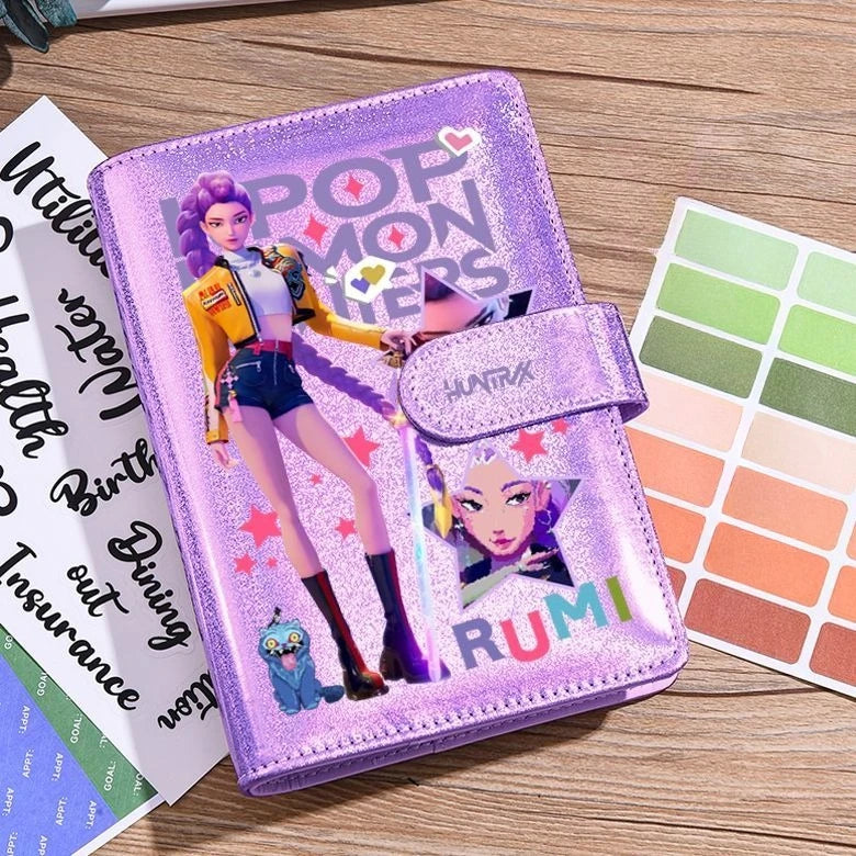 KPop Demon Hunters Rumi Mira Zoey Notebook Diary Journal Huntrix Gifts Merch