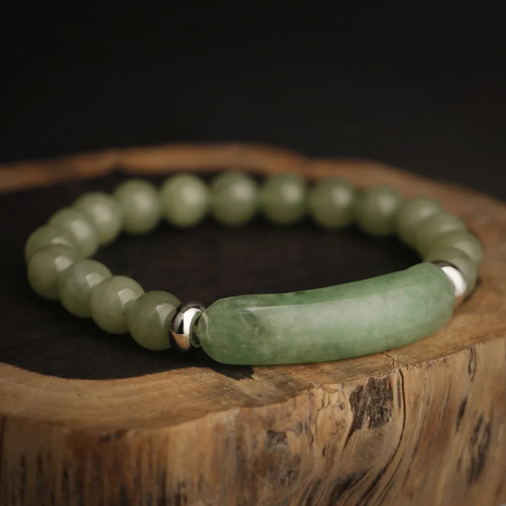 Natural Stone Healing Crystal Rose Quartz Amethyst Gemstone Beaded Bracelet for Women Girls Jewelry