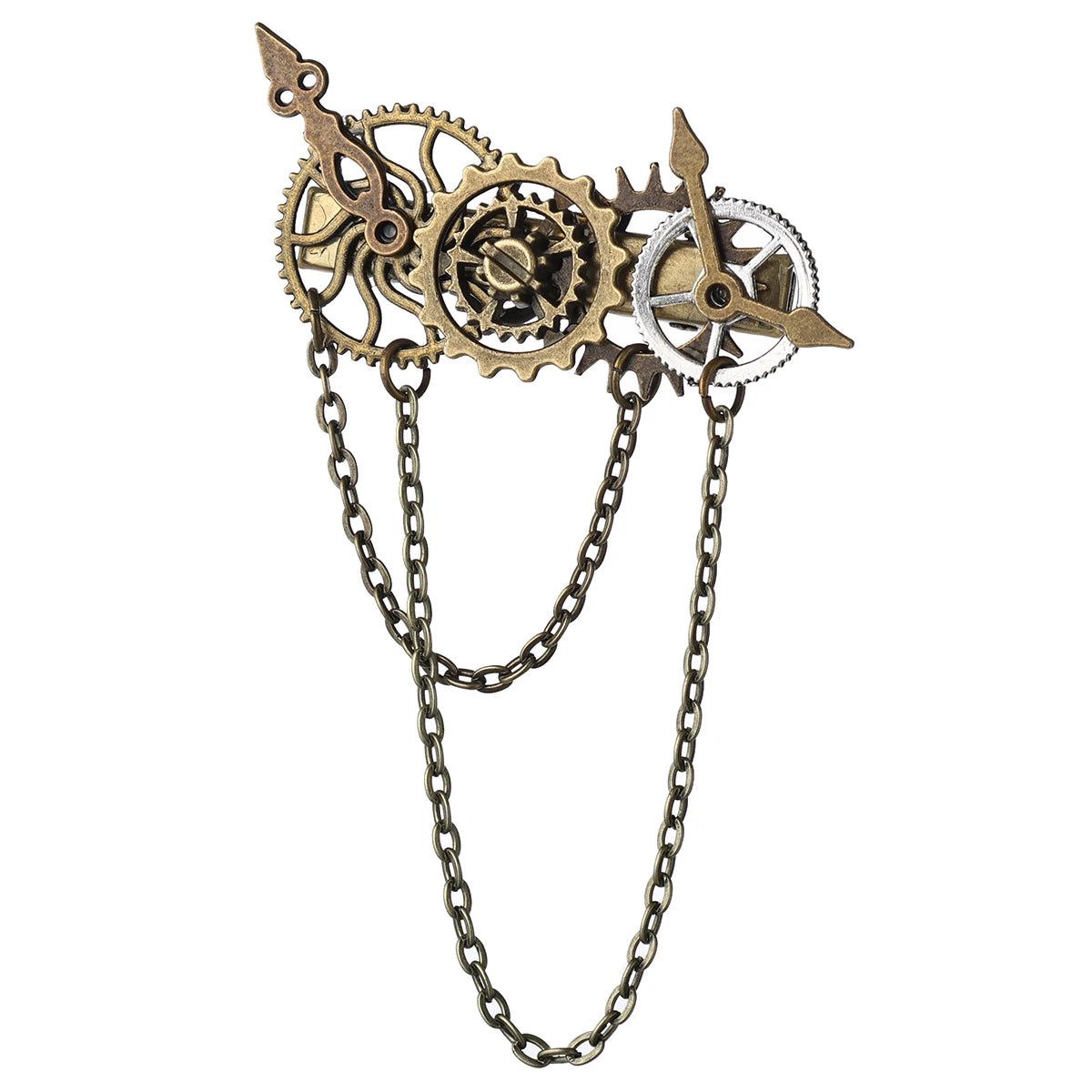 Gothic Steampunk Hair Clips Hair pin Barrette Costumes Clockwork Hair Accessory