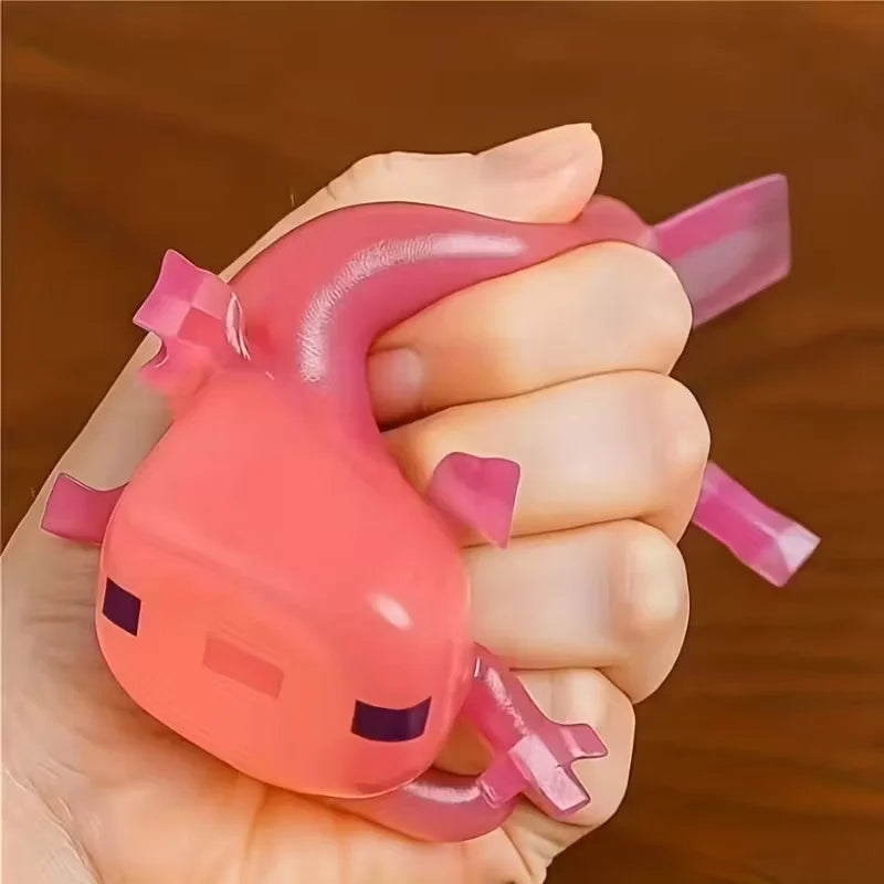 Squishy Axolotl Sensory Stress Squeeze Toy Fidget Stretch Squishie Axolotol