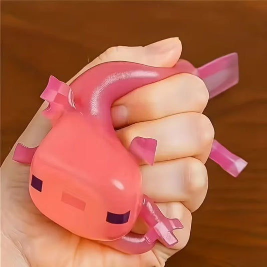 Squishy Axolotl Sensory Stress Squeeze Toy Fidget Stretch Squishie Axolotol