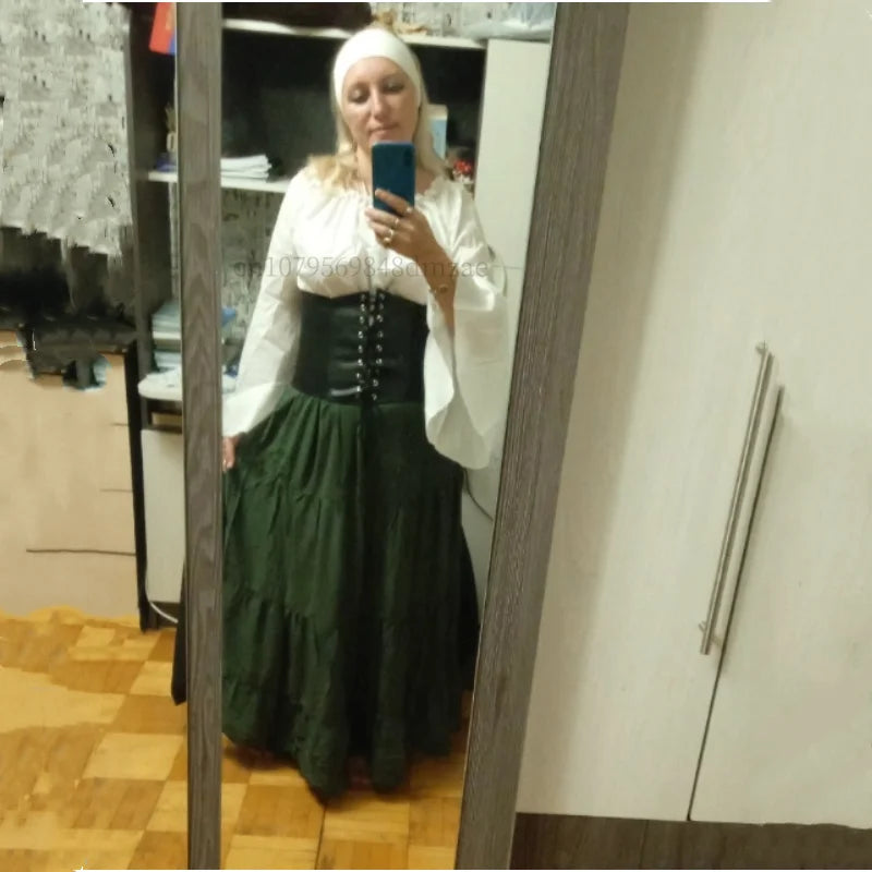 Steampunk Renaissance Pirate Wench Medieval Maid Costumes Historical