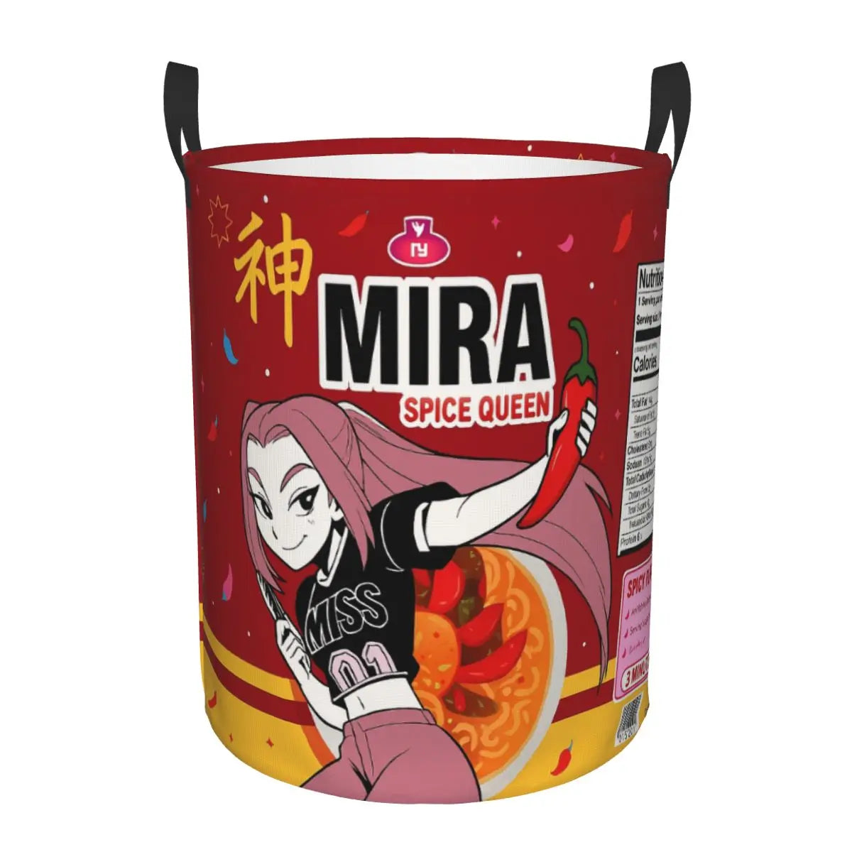 Kpop Demon Hunters Ramen Mira Merch Blanket Storage Basket Box Storage Bins K-pop Huntrix