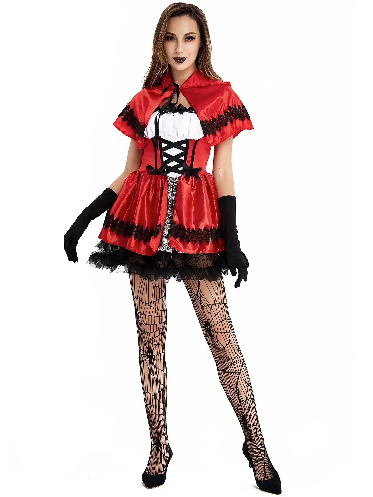 Sexy Ladies Adult Little Red Riding Hood Fancy Dress Costume