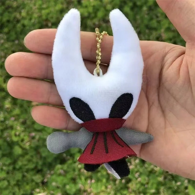 Hollow Knight Silksong Plush Keychain Cute Bug Knight Doll Backpack Charm Plushie