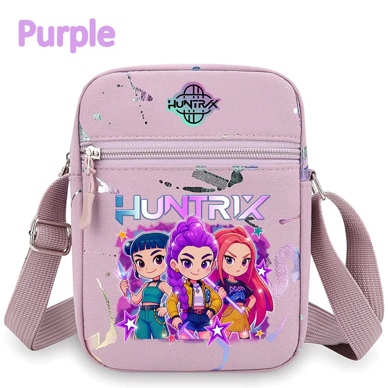Kpop Demon Hunters Crossbody Bag HUNTRIX Backpack Rumi Pouch Bag