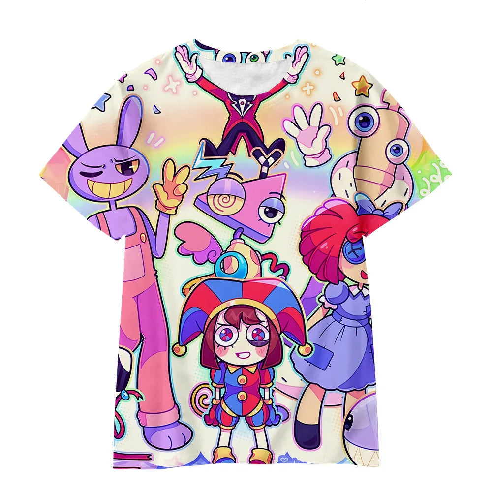 TADC The Amazing Digital Circus T-shirts Kids Adults Teen Clothes Summer Top Tshirt