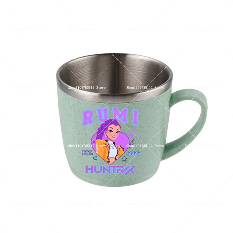 KPop Demon Hunters Stainless Steel Camping Cup Water Bottle Mug Merch Gifts K-Pop