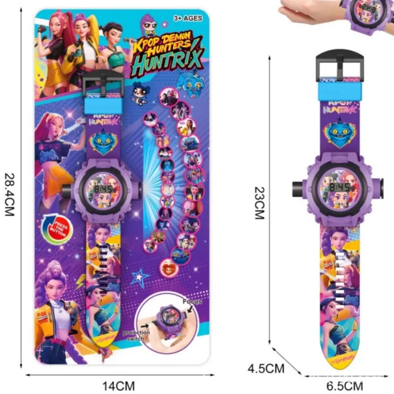 K-POP Demon Hunters Watch Toys Kids Kpop Huntrix Digital Wristwatch