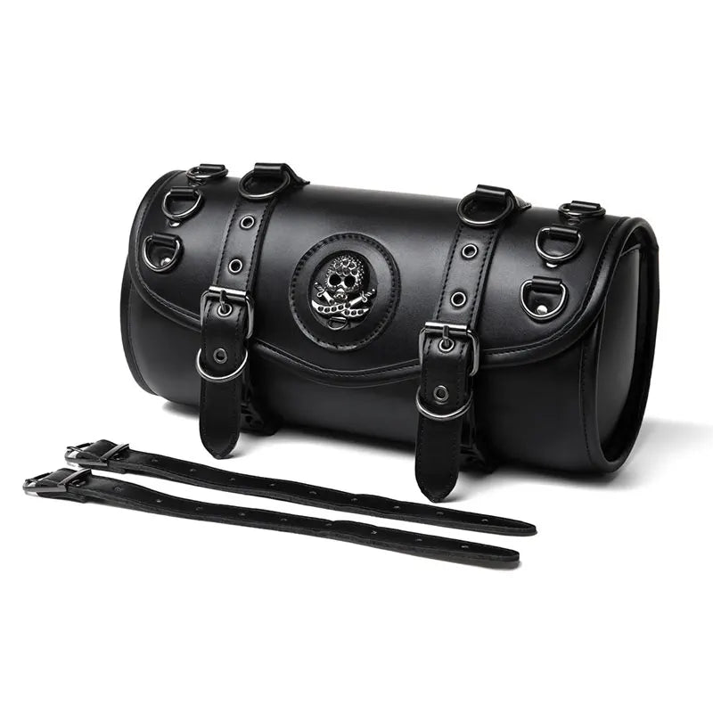 Punk Gothic Motorcycle Front Fork Handlebar Bag Storage Pouch