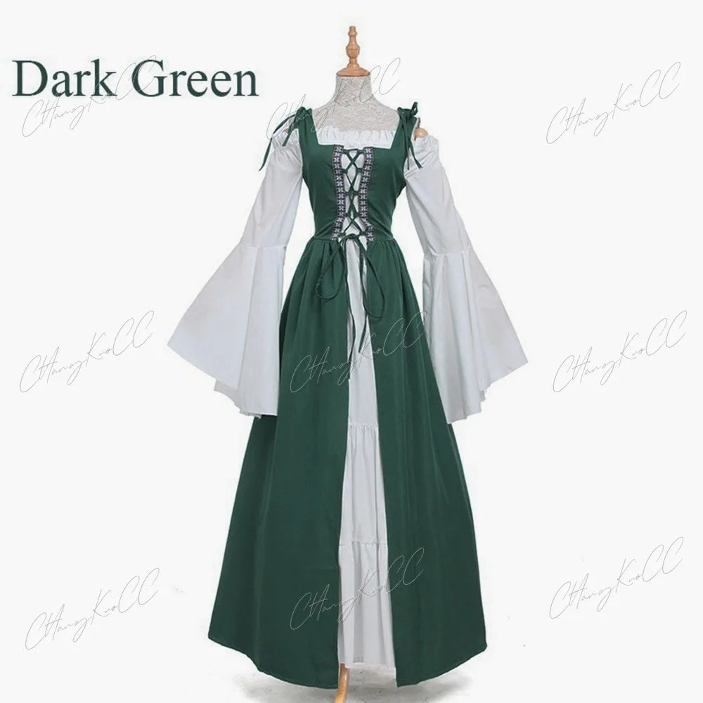 Pagan Medieval Renaissance Historical Cosplay Long Dress