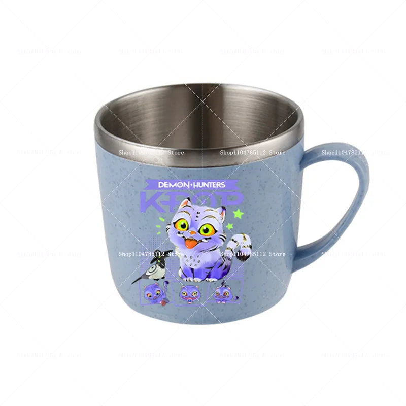 KPop Demon Hunters Stainless Steel Camping Cup Water Bottle Mug Merch Gifts K-Pop