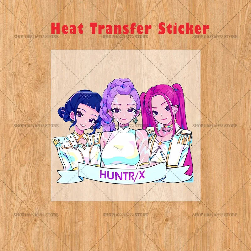 KPop Demon Hunters Merch Personalised Initial Backpack Book Sports PE Kit Swim Bag School Rumi Mira Zoey Huntrix Gift