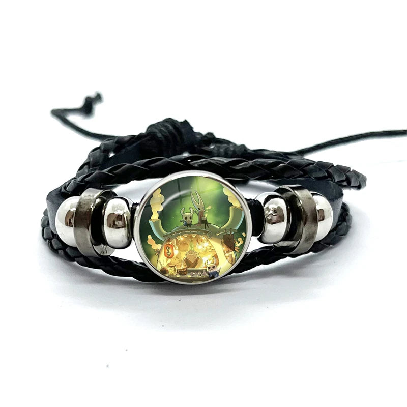 Hollow Knight Silksong Leather Bracelets Gamer Merch Gaming Jewellery Gifts Men