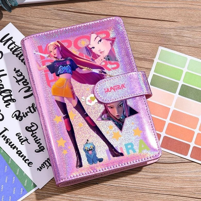 KPop Demon Hunters Rumi Mira Zoey Notebook Diary Journal Huntrix Gifts Merch