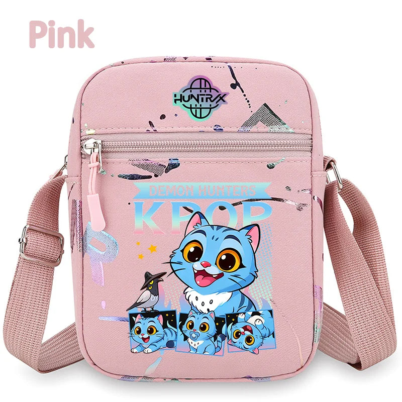 Kpop Demon Hunters Crossbody Bag HUNTRIX Backpack Rumi Pouch Bag