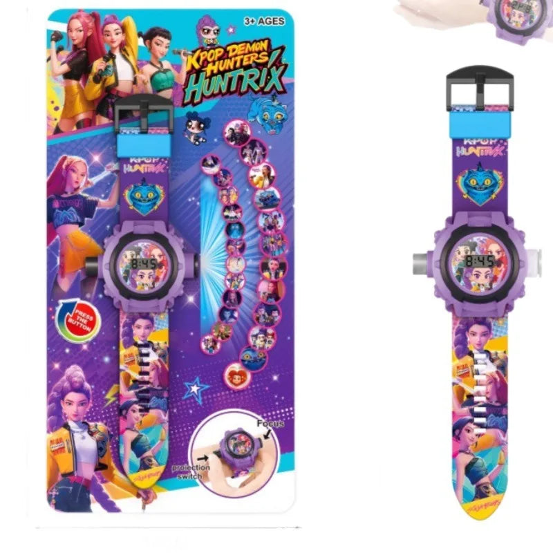 K-POP Demon Hunters Watch Toys Kids Kpop Huntrix Digital Wristwatch