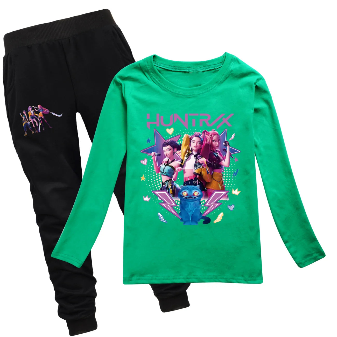 KPop Demon Hunters Huntrix Top T Shirt Kids T-shirt Rumi Clothes Mira Zoey Long Sleeved