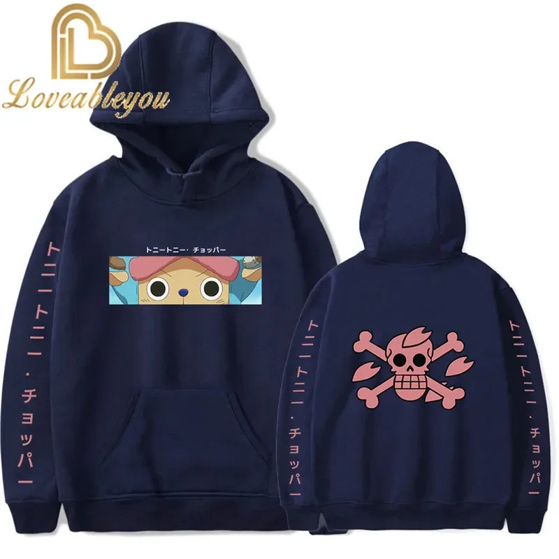 One Piece Manga Straw Hat Pirates Hoodie Sweatshirt Anime Monkey D. Luffy Merch
