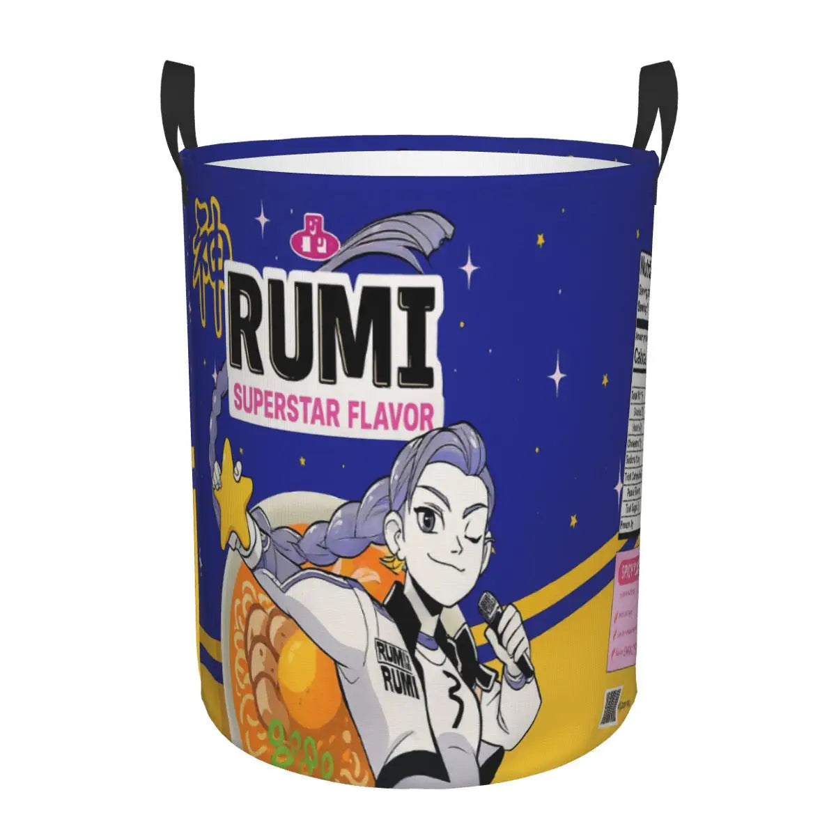 Kpop Demon Hunters Ramen Mira Merch Blanket Storage Basket Box Storage Bins K-pop Huntrix