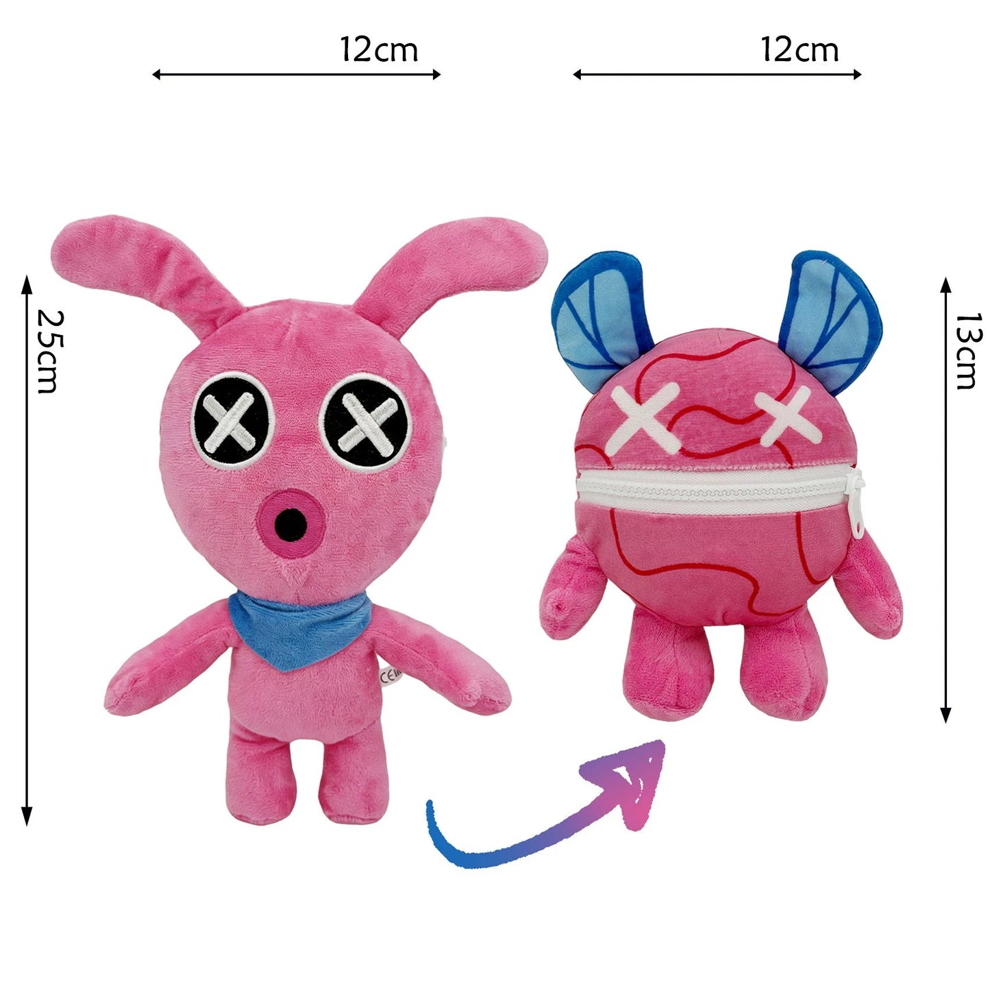 Wrongside Outimals Plush Poppy Playtime Chapter 5 Plushies Toys Chum Chompkins Lily Lovebraids Prototype
