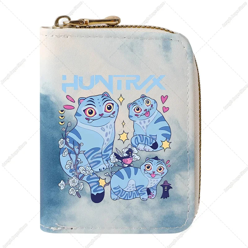 KPop Demon Hunters Fashion Wallets Huntrix Coin Money Cards Purse Rumi Mira Zoey Merch