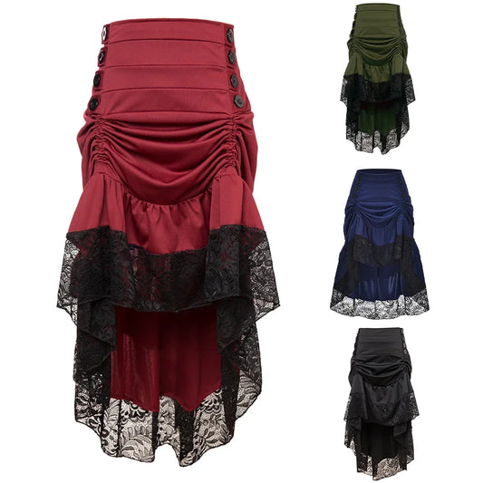 Steampunk Gothic Victorian Lace Skirt