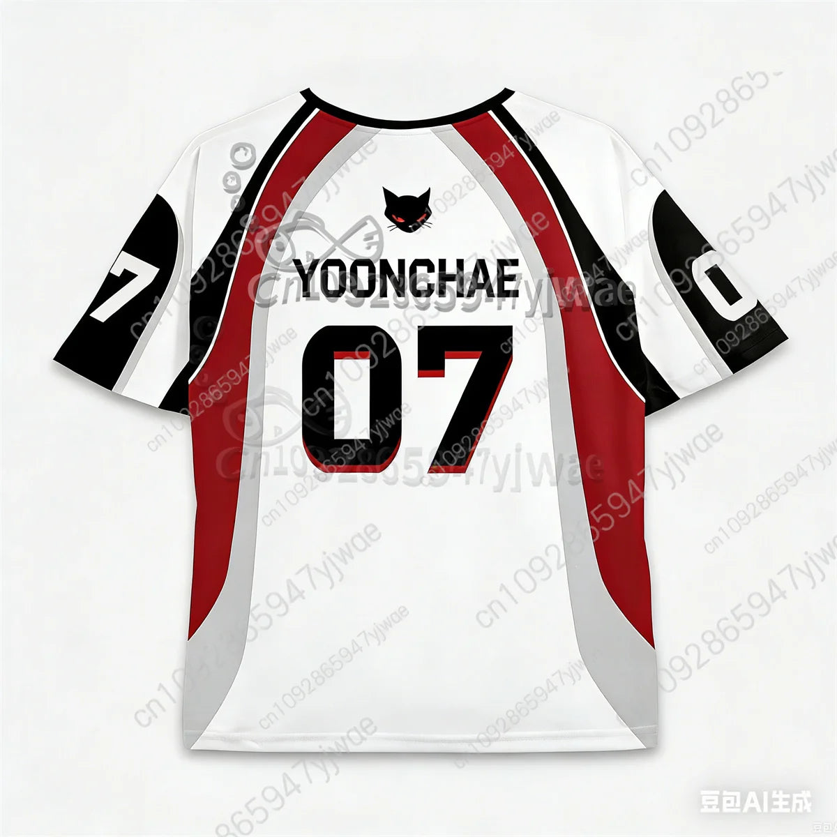 KATSEYE Kpop Concert Unisex Football Jersey Top Fan T-Shirt K-pop Band Clothes