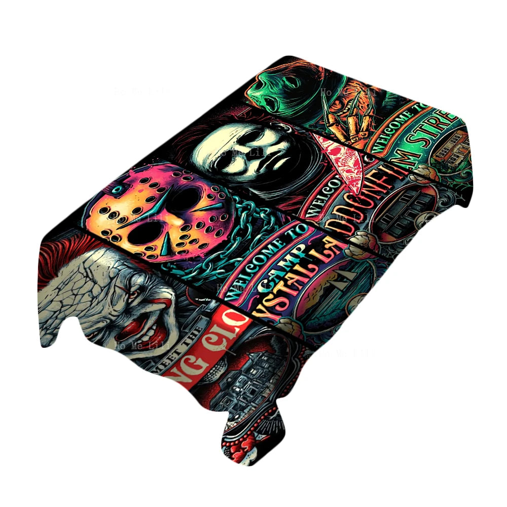 Ouija Boards Mystic Magic Rectangular Tablecloth