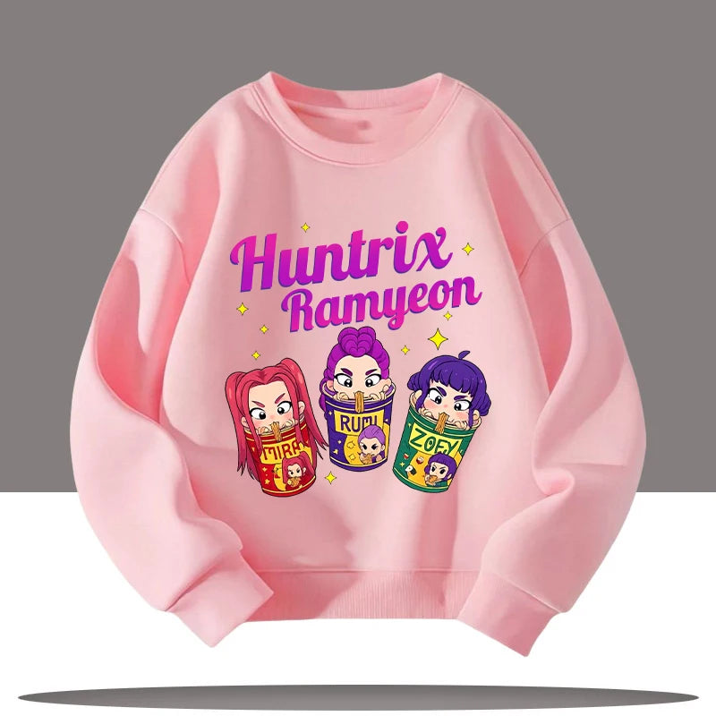 Kpop Demon Hunters 3-12 Year Old Jumper Top Sweater Sweatshirt Rumi Saja Boys K-pop