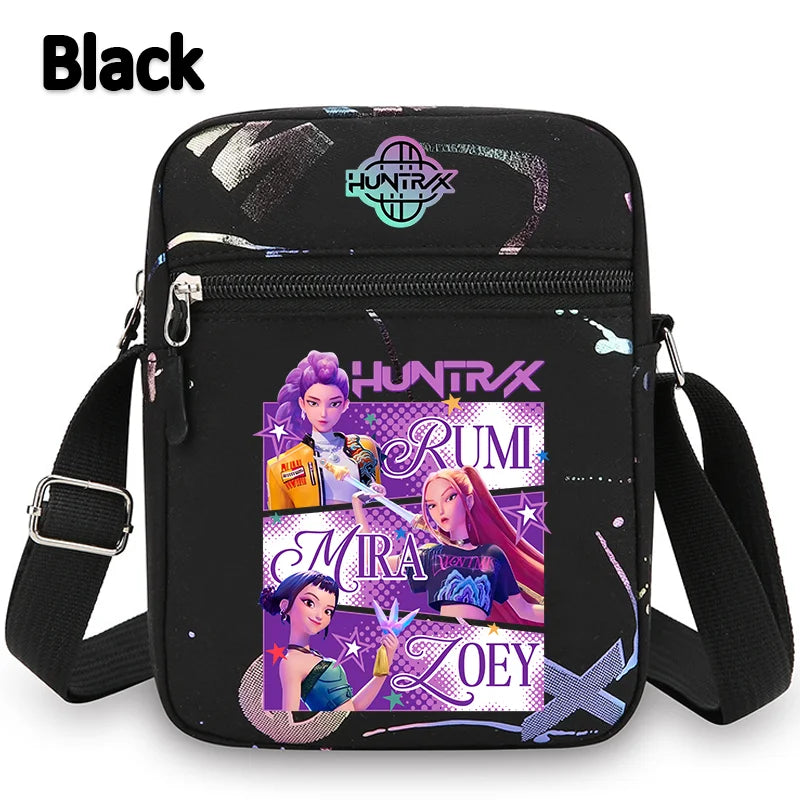 Kpop Demon Hunters Crossbody Bag HUNTRIX Backpack Rumi Pouch Bag