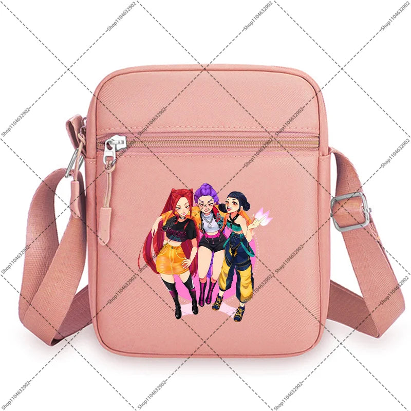 Kpop Demon Hunters Purse Crossbody Bags Shoulder Bag Huntrix Merch Gifts Hand Bag