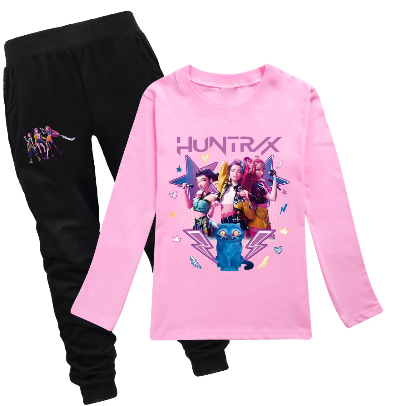 KPop Demon Hunters Huntrix Top T Shirt Kids T-shirt Rumi Clothes Mira Zoey Long Sleeved