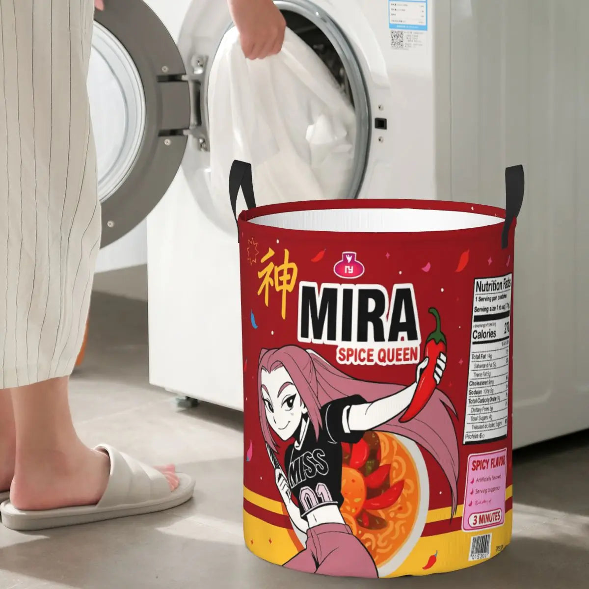 Kpop Demon Hunters Ramen Mira Merch Blanket Storage Basket Box Storage Bins K-pop Huntrix