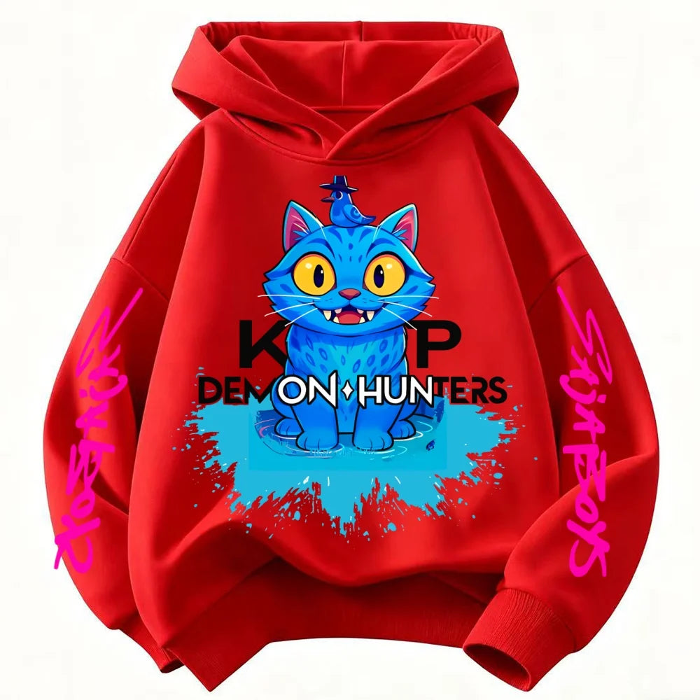 Derpy Tiger KPop Demon Hunters Hooded Sweatshirt K-pop Hoodie clothes jumper