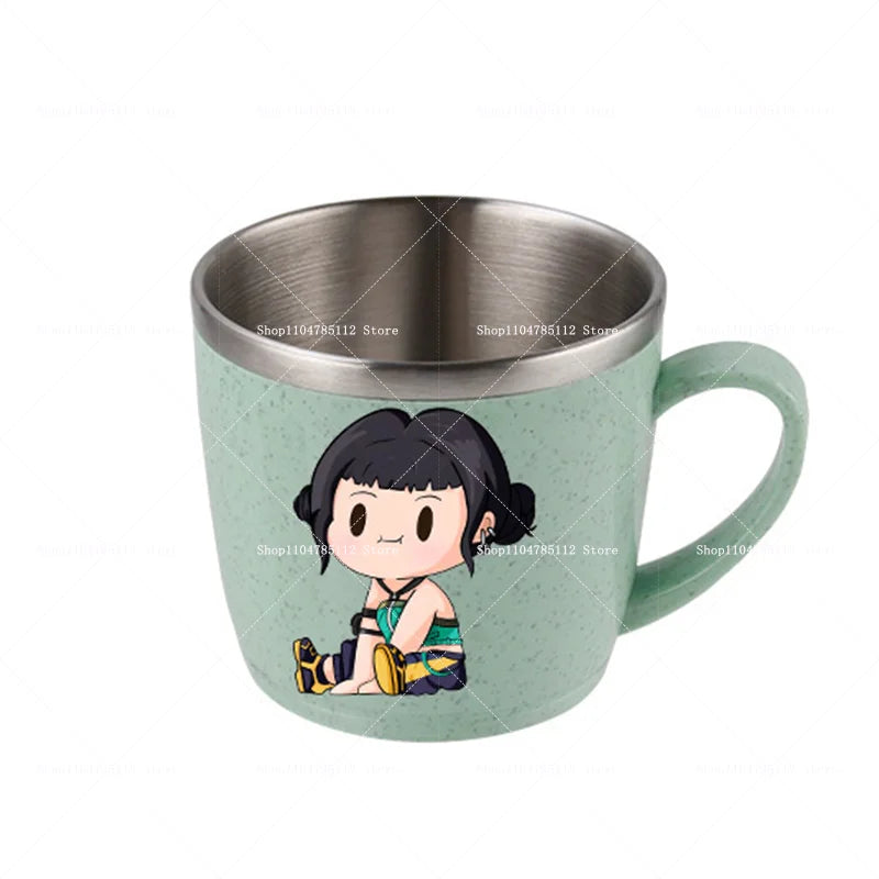 KPop Demon Hunters Stainless Steel Camping Cup Water Bottle Mug Merch Gifts K-Pop