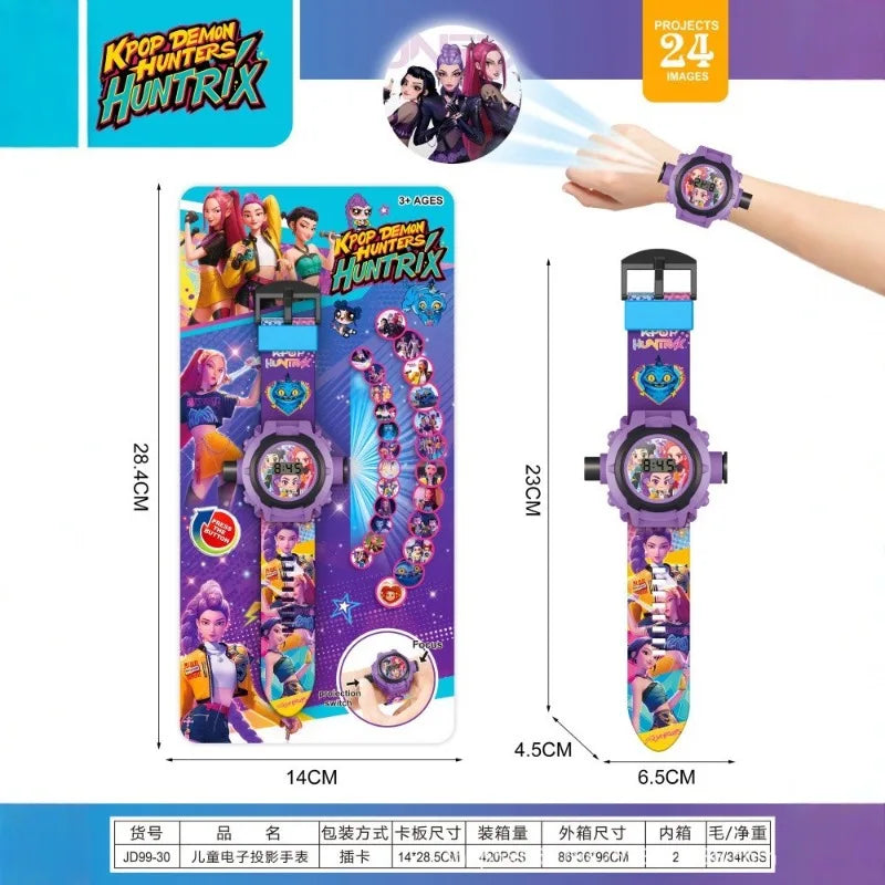 K-POP Demon Hunters Watch Toys Kids Kpop Huntrix Digital Wristwatch