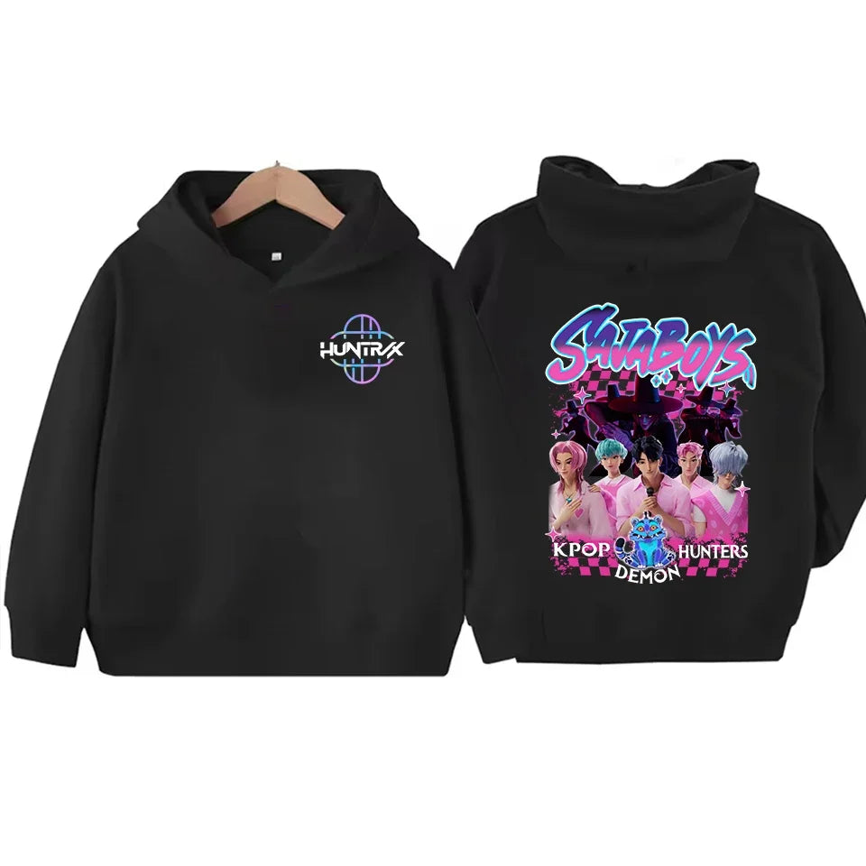 Saja Boys Derpy Tiger Hoodie Movie KPop Demon Hunters Huntrix Jumper Sweater