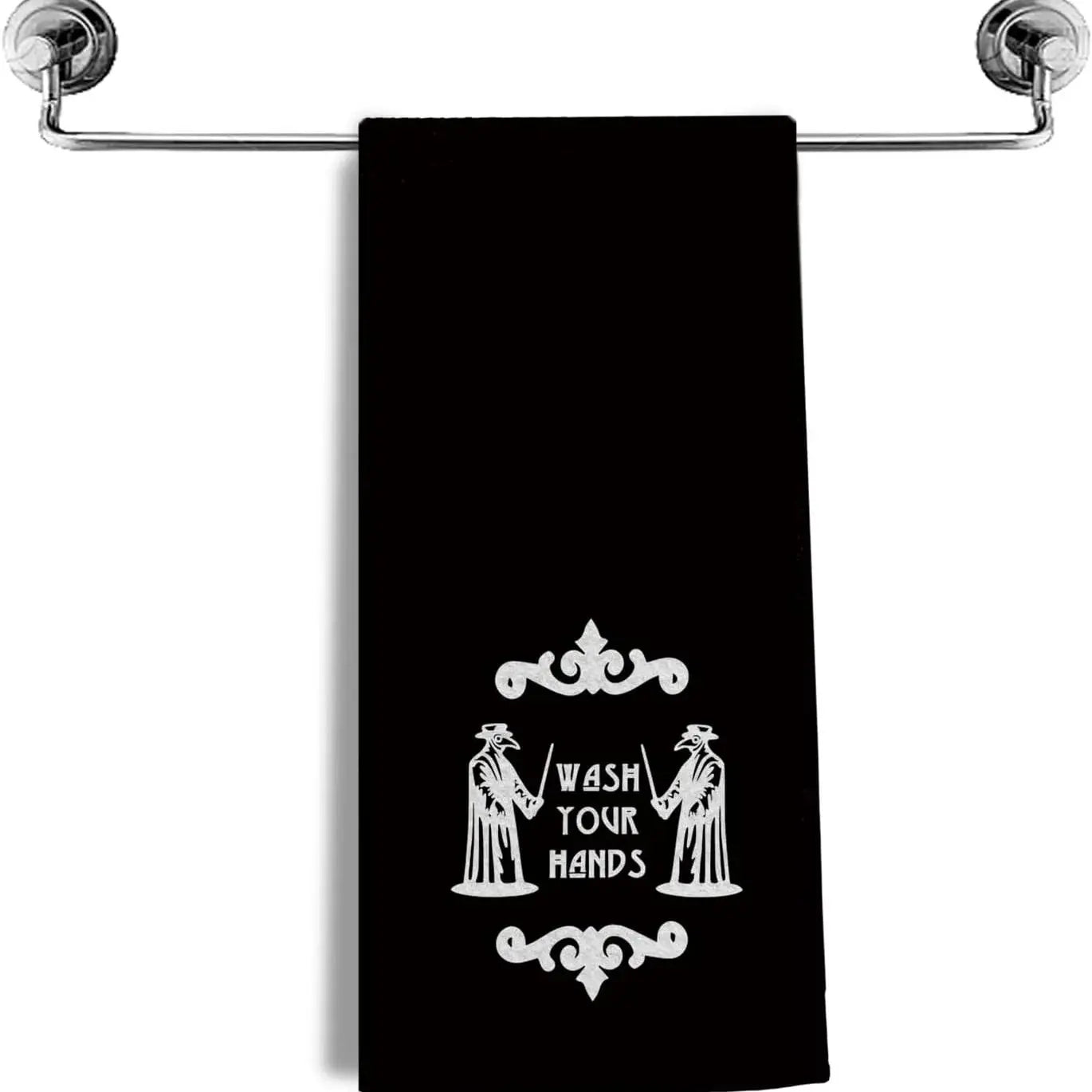 Halloween Hand Towels Gifts Bathroom Kitchen Gothic Horror Home Decor