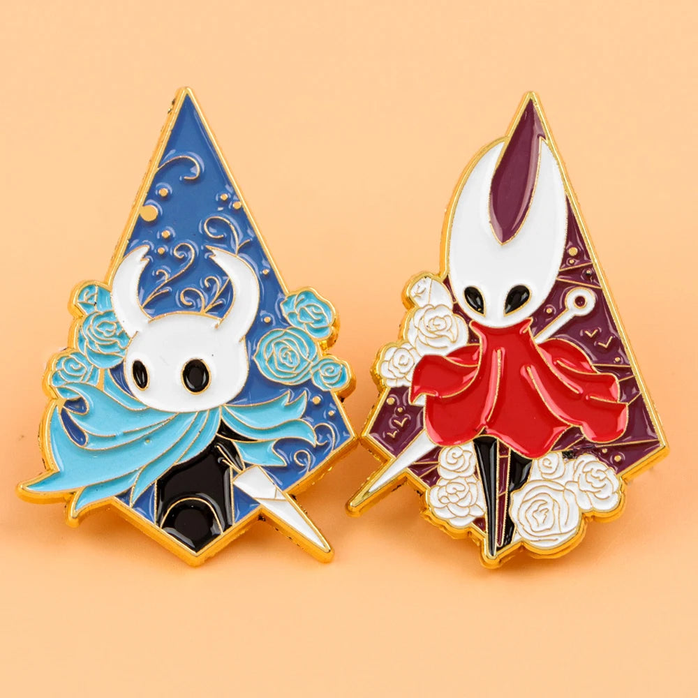 Hollow Knight Silksong Grub Game Knight Enamel Pin Gamer Badge